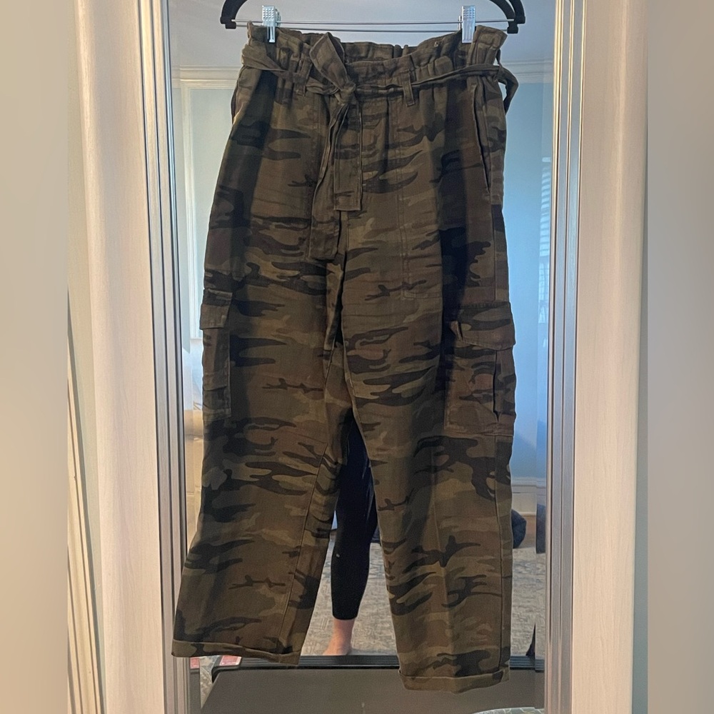 Sanctuary Linen Cargo Pants